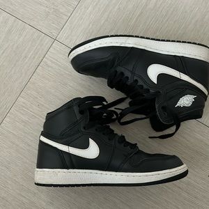 Nike Air Jordan 1 Retro High OG BG Yin Yang Youth Black 575441-011 SZ 3.5 y